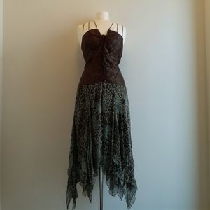 Helena Sorel Silk Handkerchief Dress SteamPunk